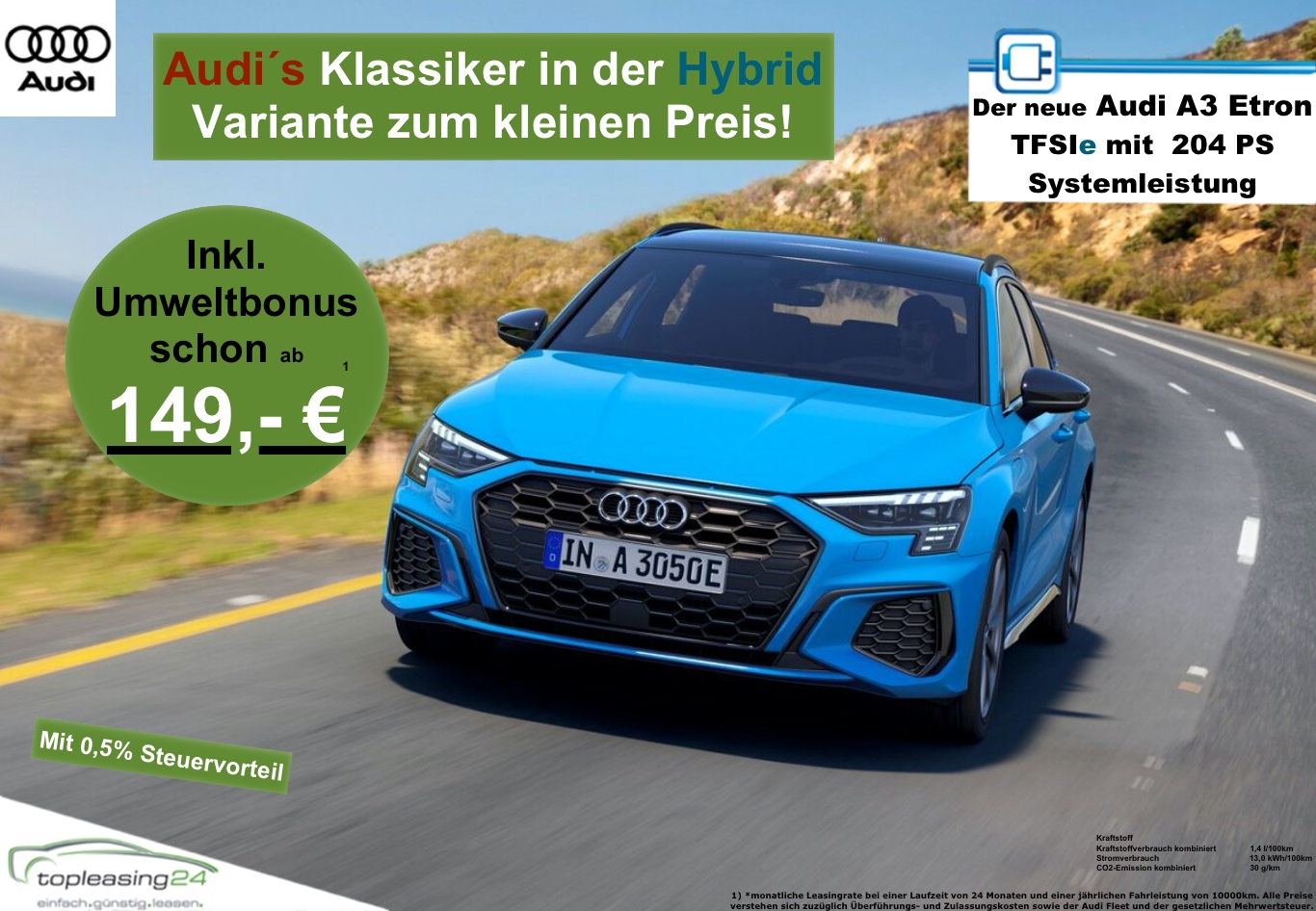 Audi A3 TFSI e Flyer neu Juni