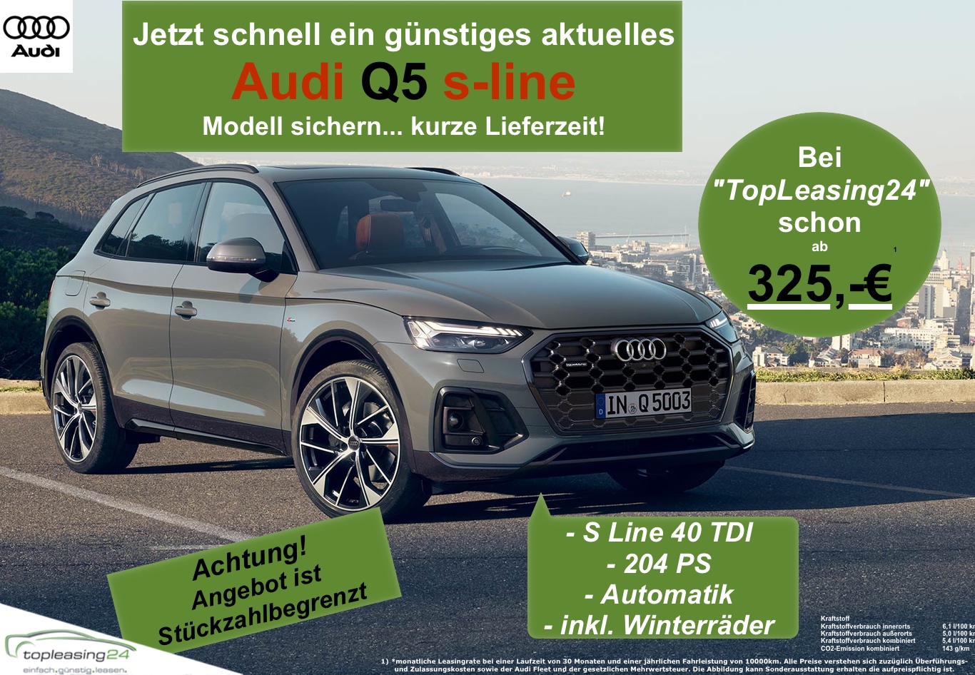 Audi Q5 Flyer Neu Juli:August