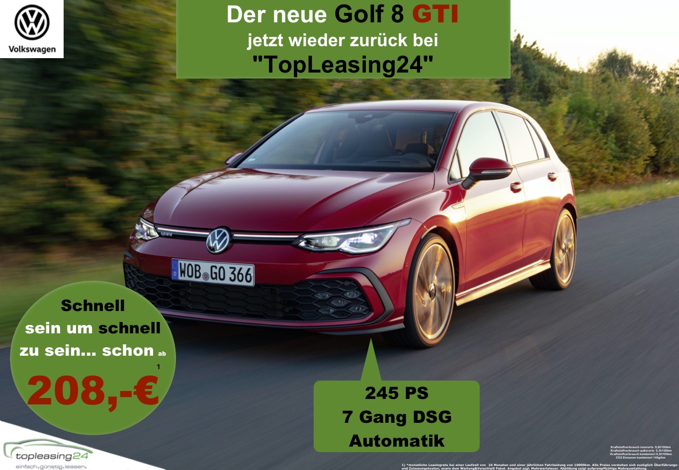 Golf GTI Flyer Neu Juli