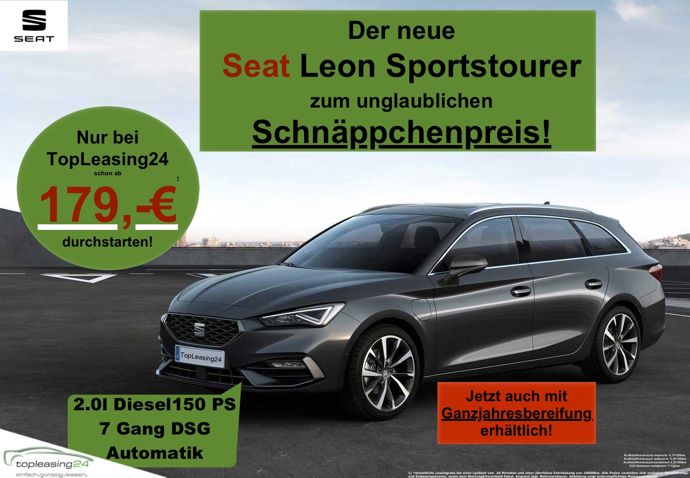 Seat leon ST Flyer Neu 22.10
